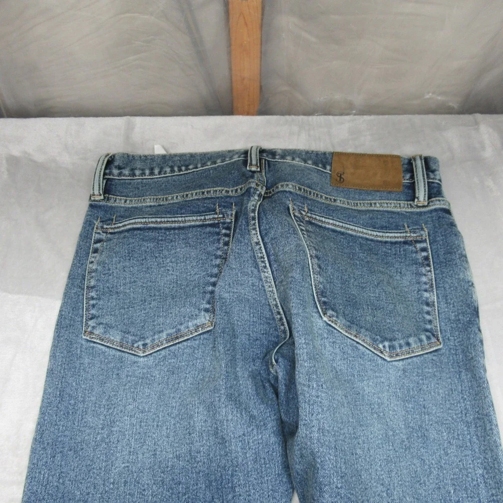 Todd Snyder Jeans Mens 32x29 Blue‎ Denim Stretch 5 Pocket Medium Wash Everyday